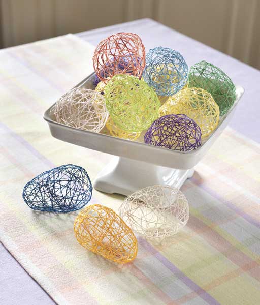 String Easter Eggs | Easy Easter Craft