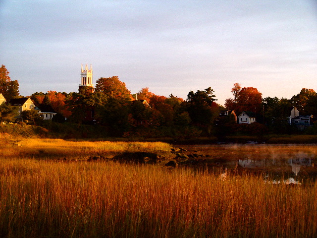 Damariscotta Fall Scene