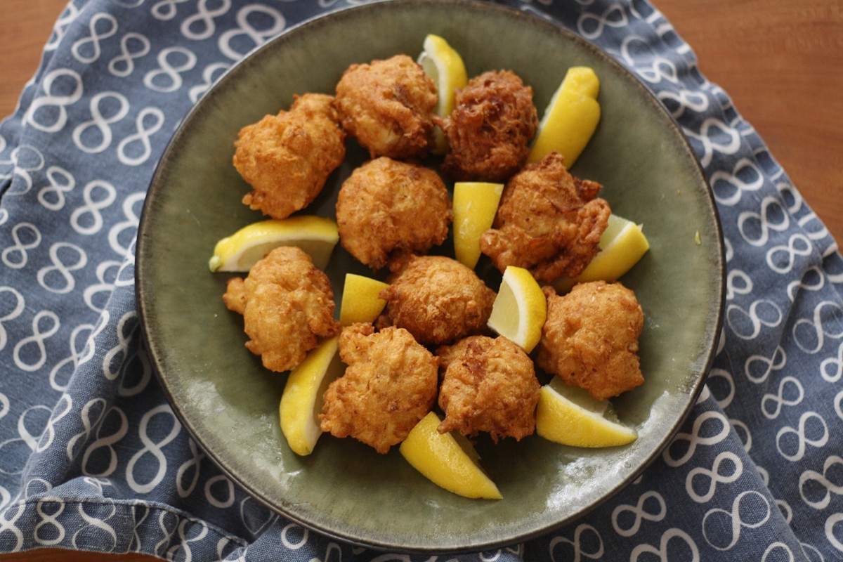 Crispy Homemade Clam Cakes