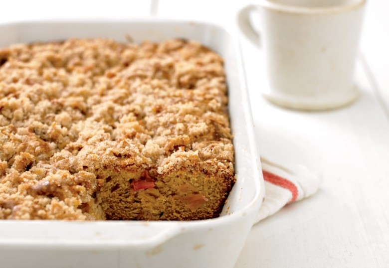 Rhubarb Coffee Cake