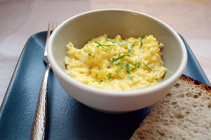 scrambled eggs
