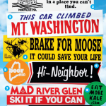 Iconic New England Bumper Stickers