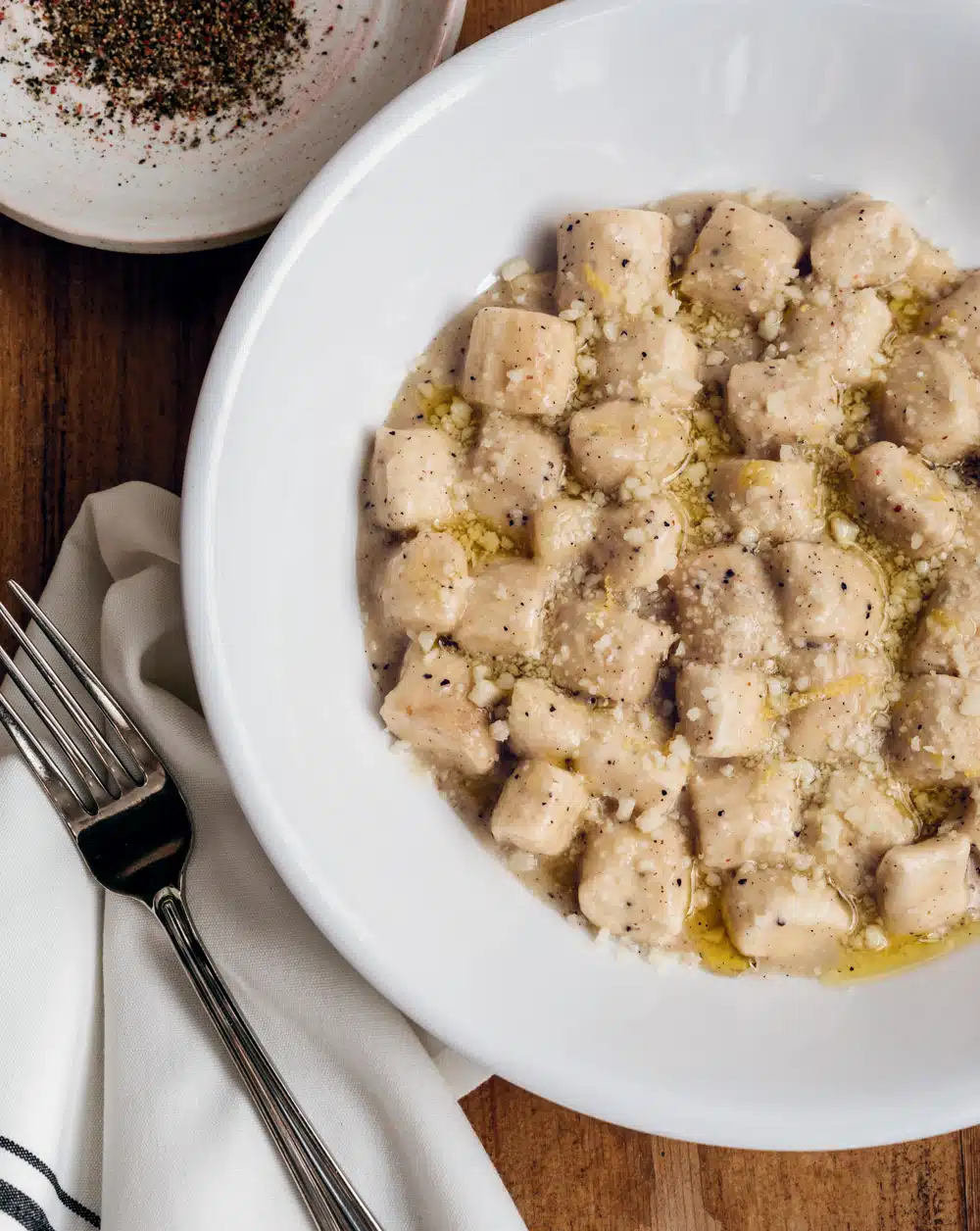 Douglass Williams’ Ricotta Gnocchi Cacio e Pepe