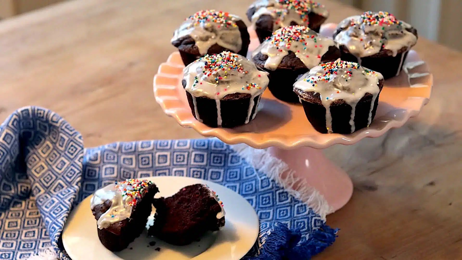 How to Make the Best Chocolate Glazed Donut Muffins Using a Secret Ingredient