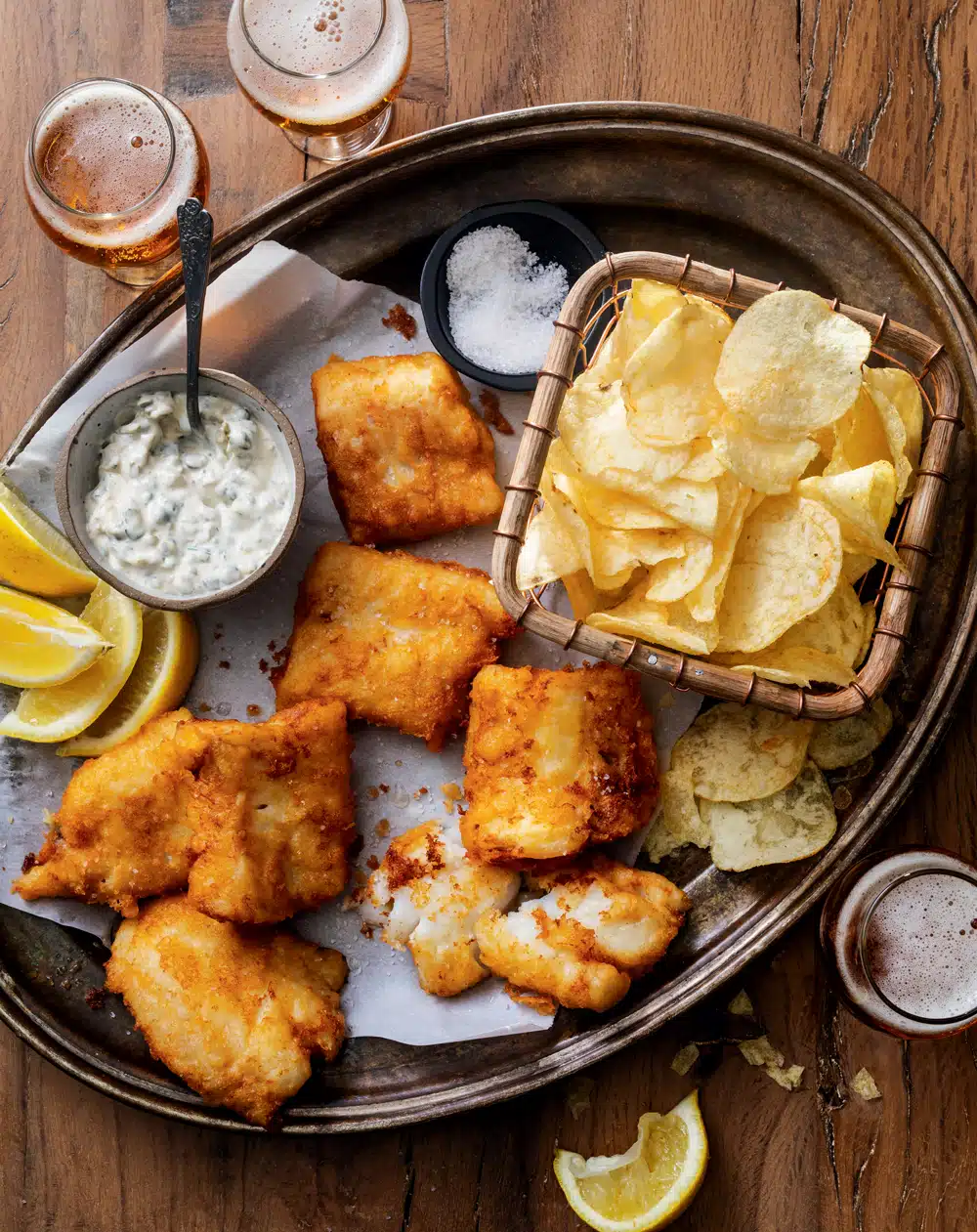 Lemony Beer-Battered Fish