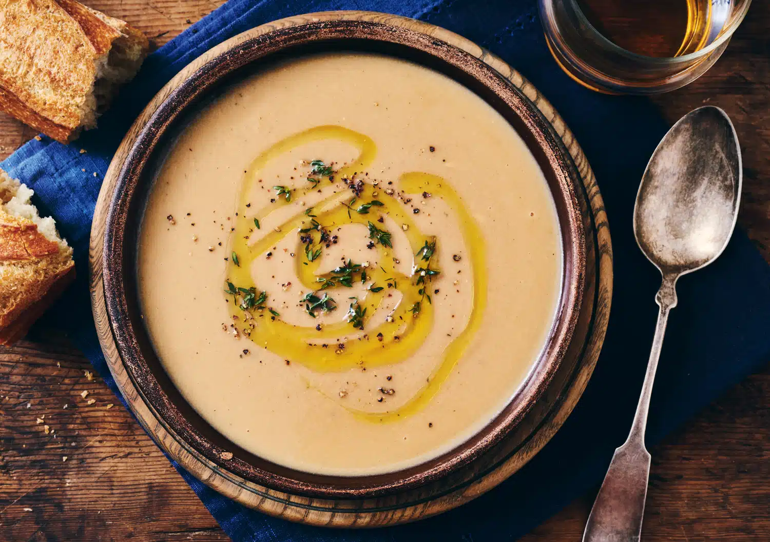Caramelized Onion, Potato & Gruyère Soup