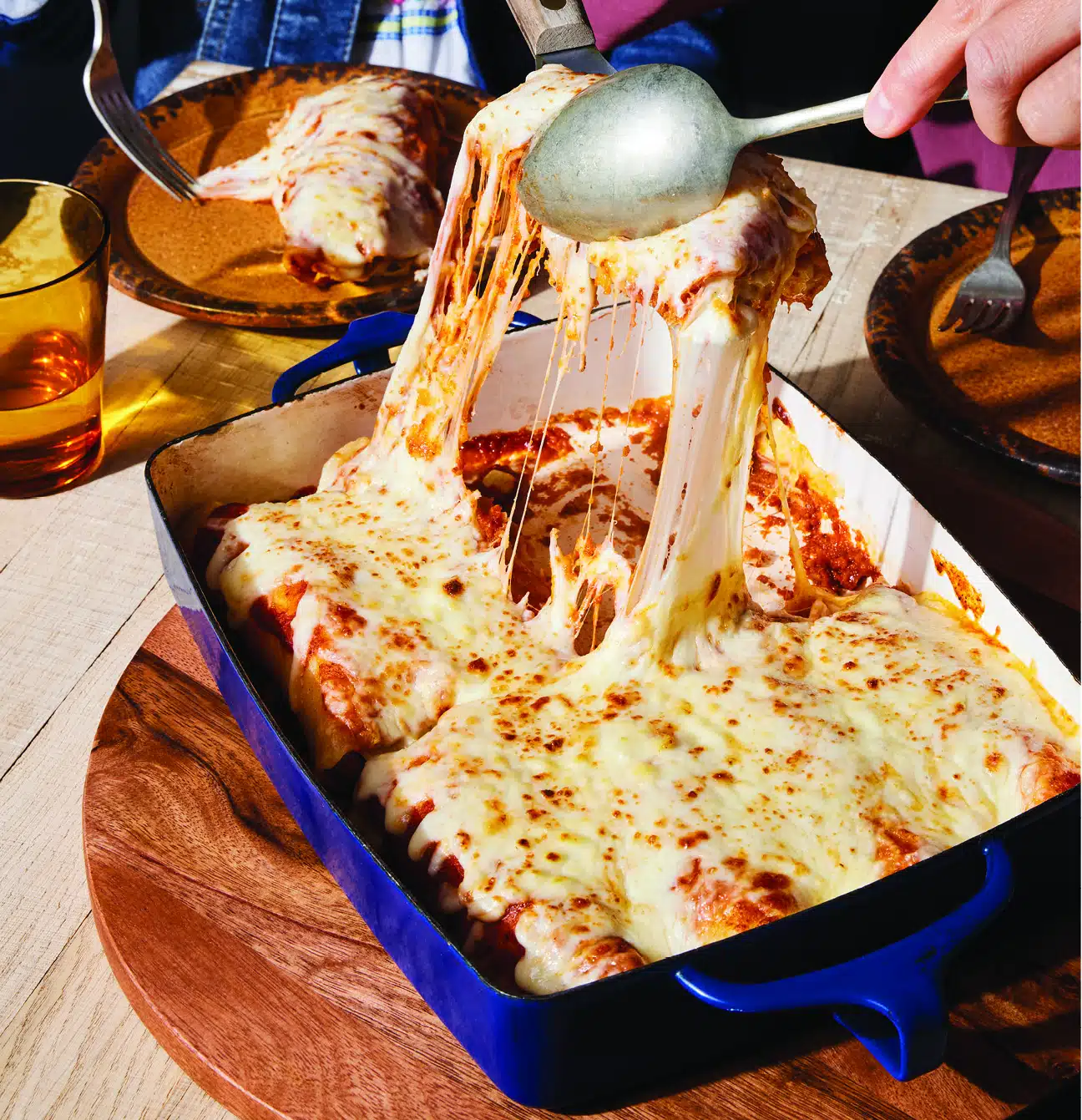 Cheesy Pulled Chicken Enchiladas