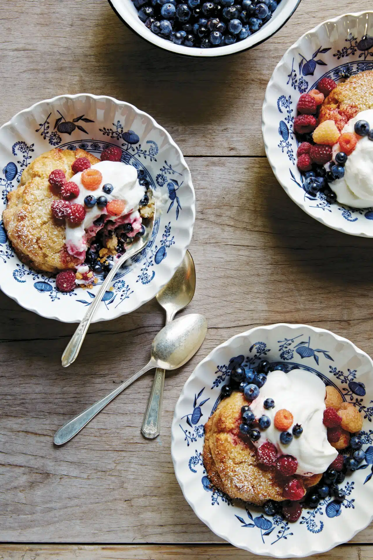Erin French’s Summer Berries with Ginger-Cream Shortcakes