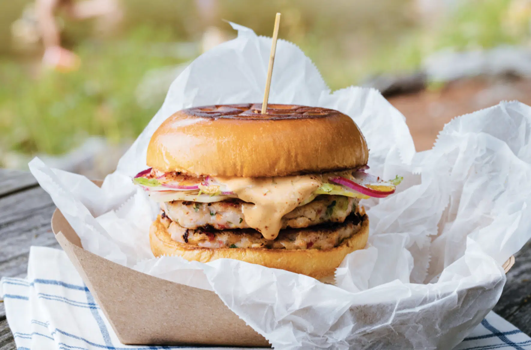 Herbed Shrimp Burgers