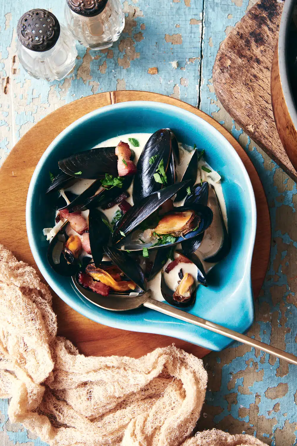 Mussels in Cider Cream Sauce | In Season