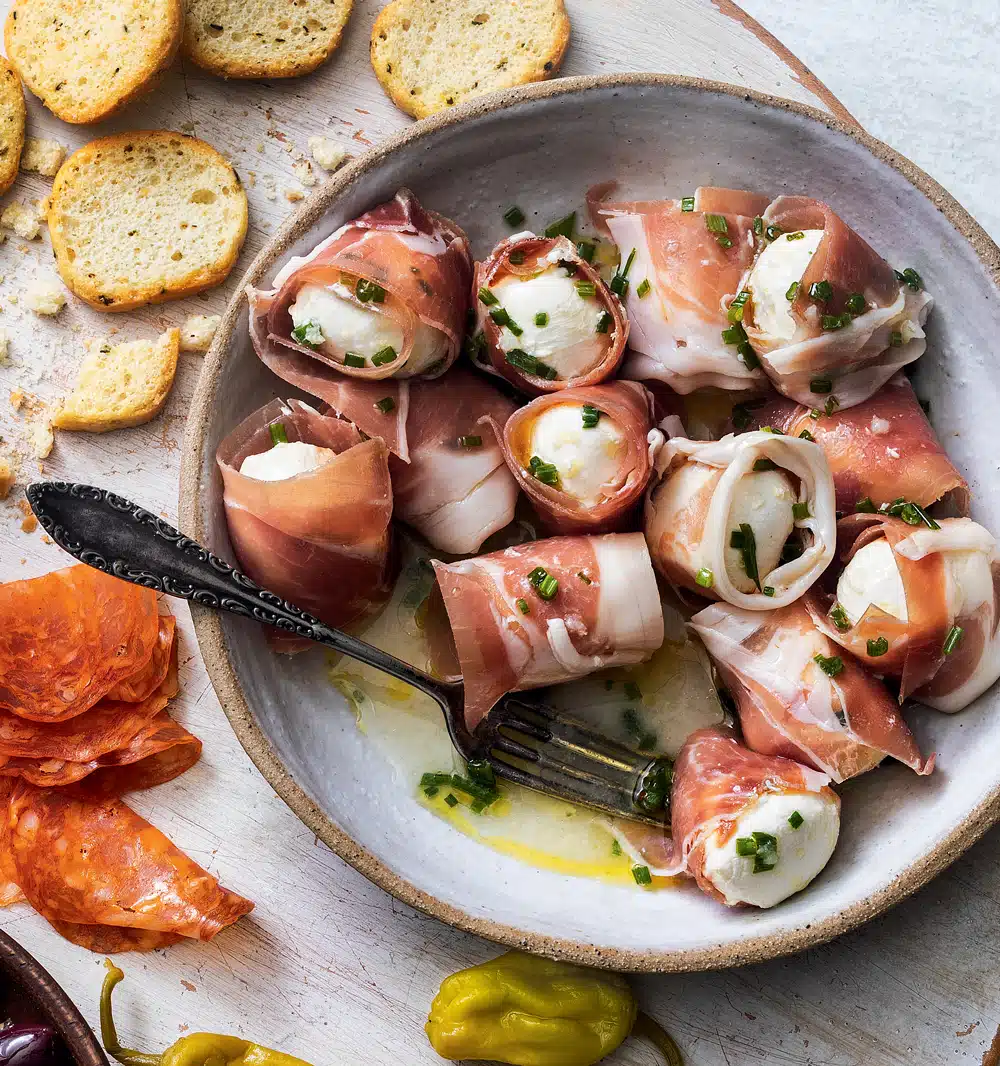 Prosciutto-Wrapped Mozzarella