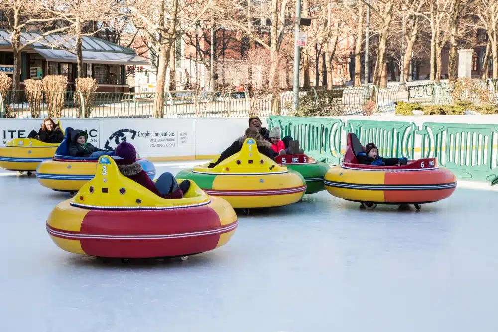 Ice Bumper Cars Return to Providence, Rhode Island