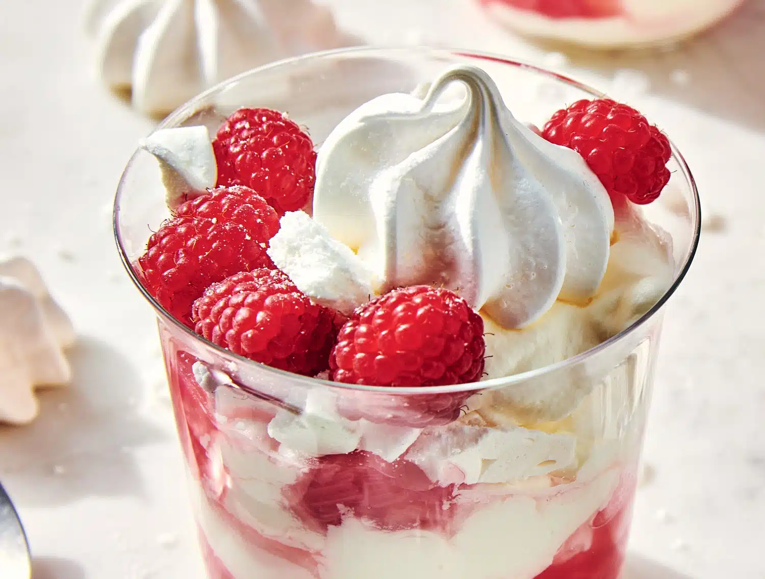 Rhubarb Eton Mess