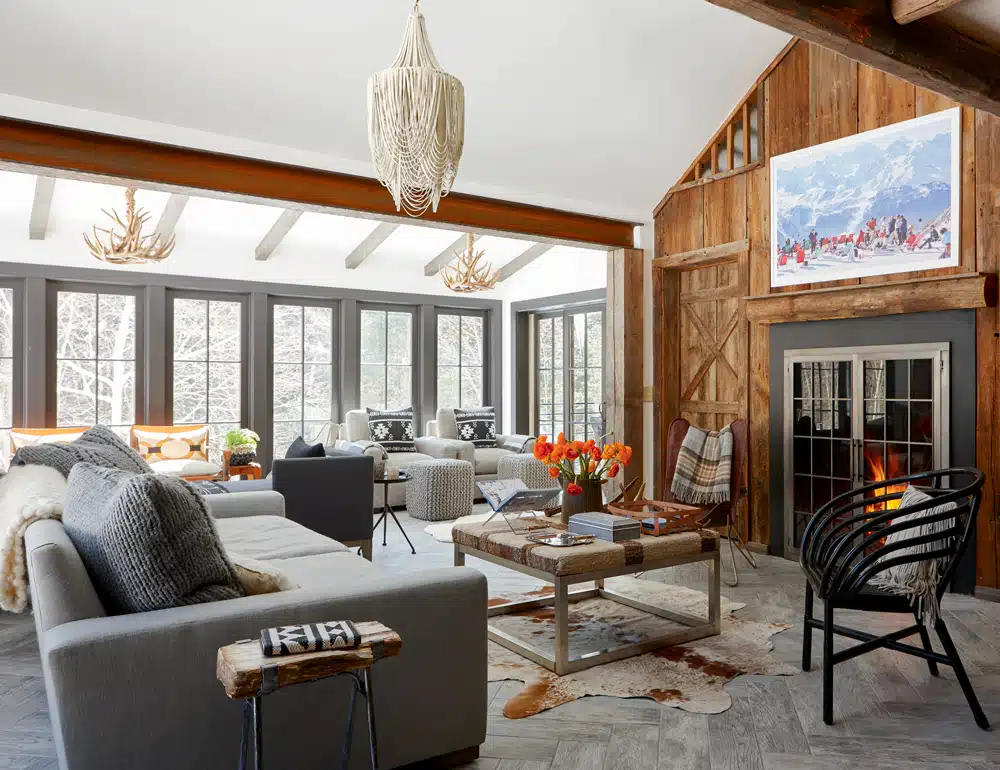 Tour a Snow Globe-Inspired Vermont Ski House