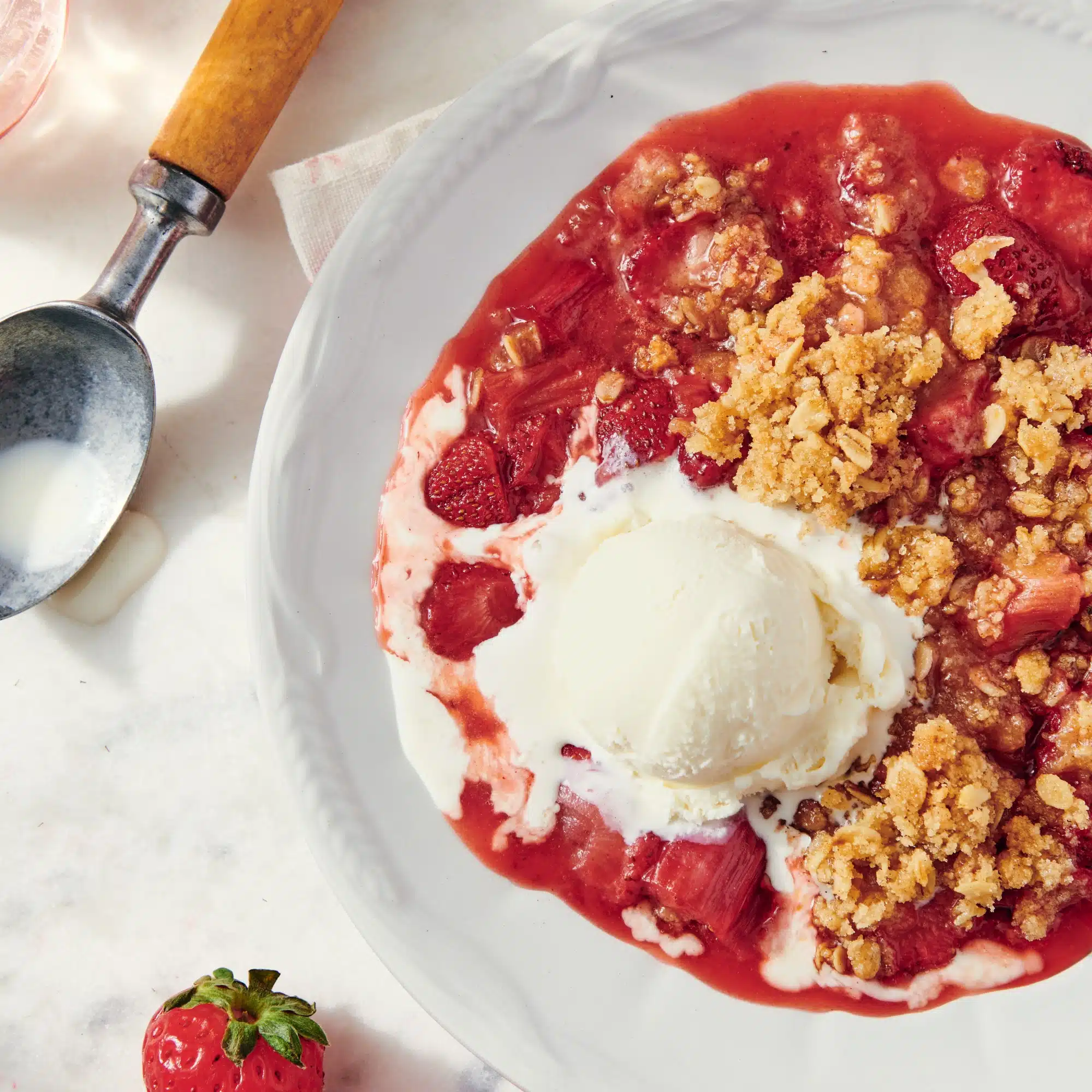 Strawberry-Rhubarb Crisp